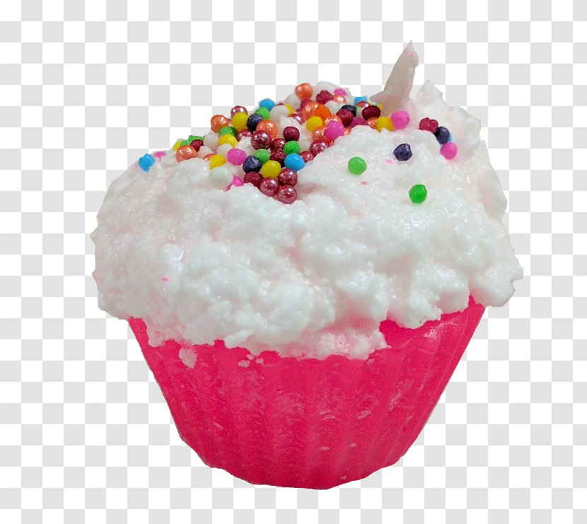 Cupcake Muffin Sprinkles Candle - Cake - Small Moon Transparent PNG