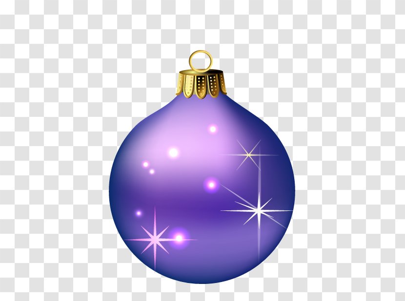 Christmas Ornament Purple - Google Drawings Transparent PNG