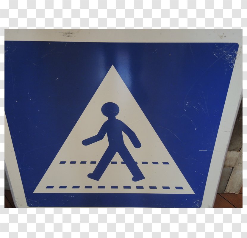 Traffic Sign Panneau Routier D'indication D'un Passage Pour Piétons En France Pedestrian Crossing De Signalisation Passage(s) - Signage Transparent PNG