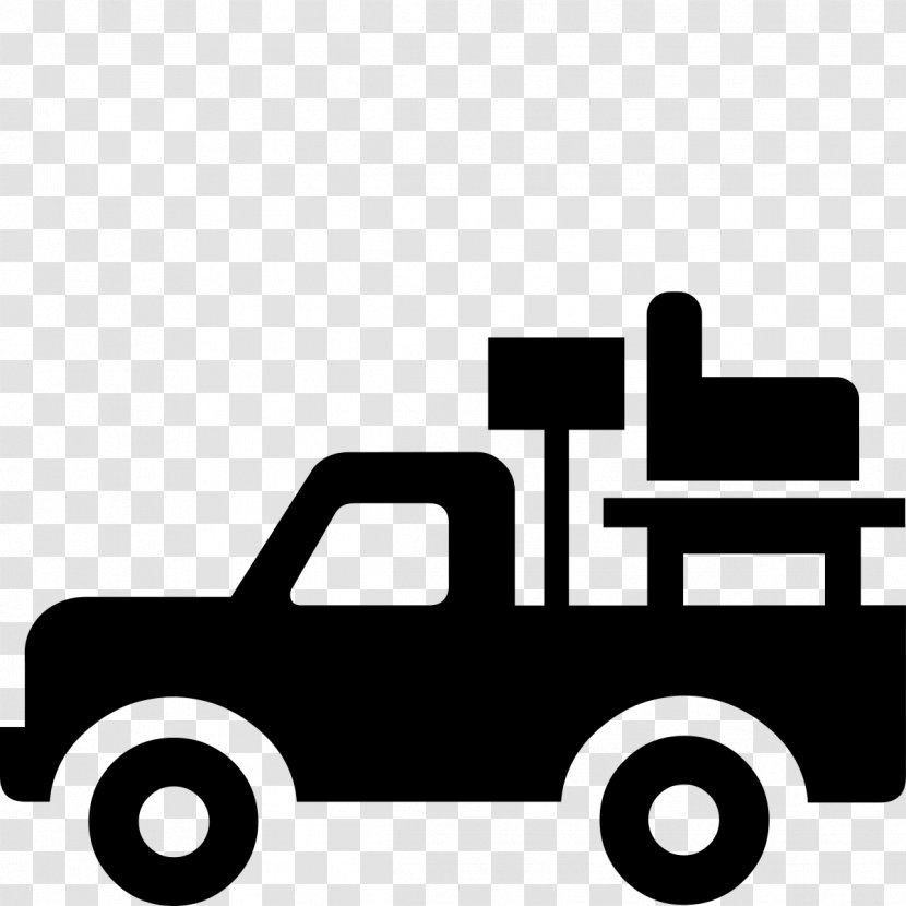 Mover Van Car Pickup Truck - Black - Move Transparent PNG