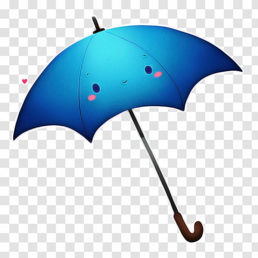 Umbrella Cartoon - Trekking - Turquoise Azure Transparent PNG