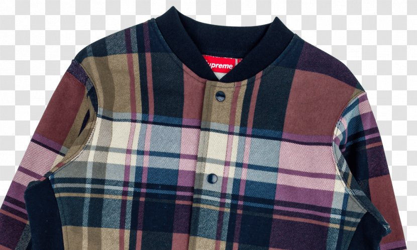 Tartan T-shirt Sleeve Outerwear Sweater - T Shirt Transparent PNG