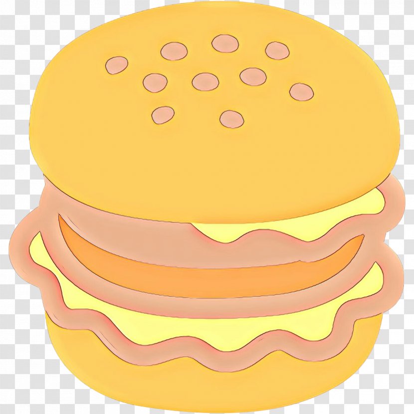 Junk Food Cartoon - Yellow - Baked Goods Macaroon Transparent PNG