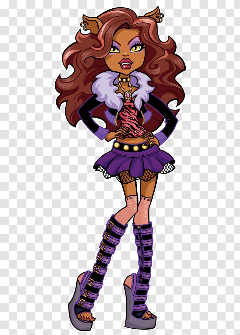 Monster High Clawdeen Wolf Doll Barbie Original Gouls CollectionClawdeen - Child Transparent PNG