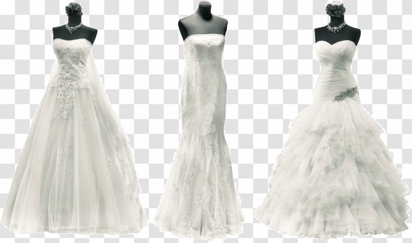 Wedding Dress Stock Photography Bridesmaid - Three White Transparent PNG