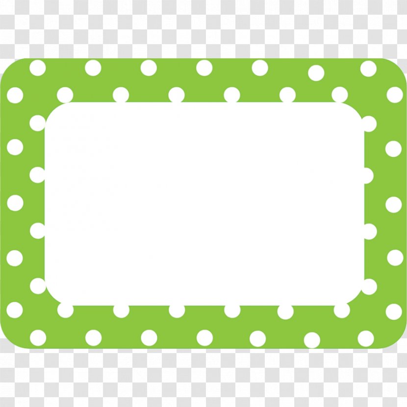Polka Dot Clip Art - Blue - Name Plate Transparent PNG