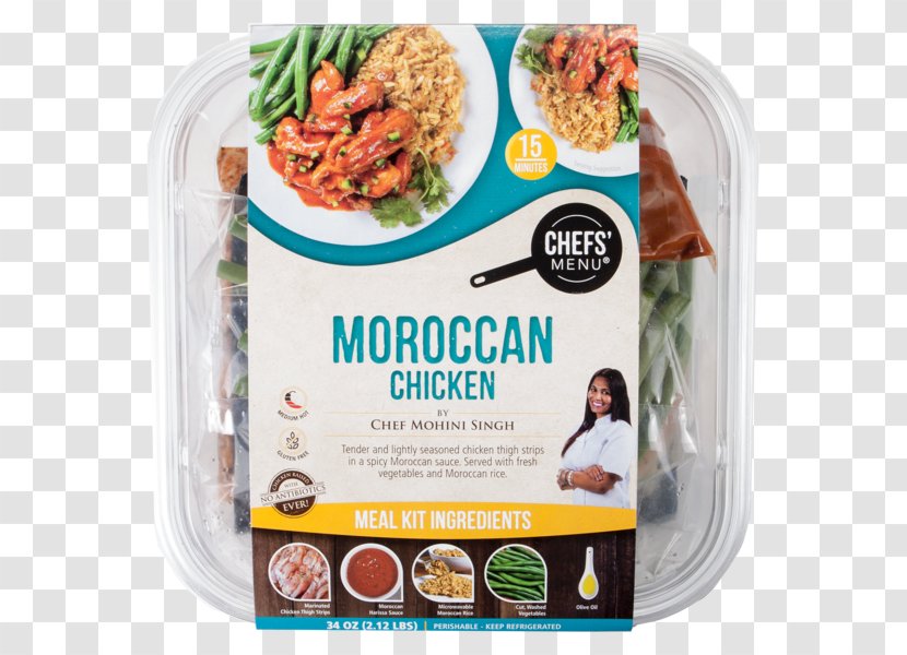 Vegetarian Cuisine Moroccan Meal Kit TV Dinner Chef - Menu Transparent PNG