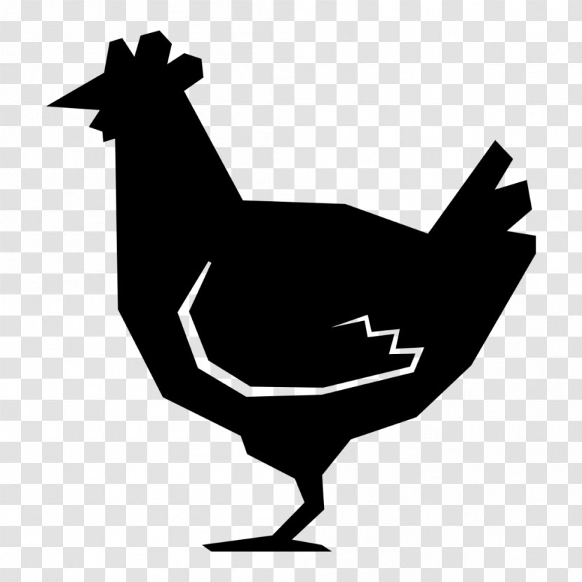 Rooster Organic Food Free Range Clip Art - Chicken - Silhouette Transparent PNG