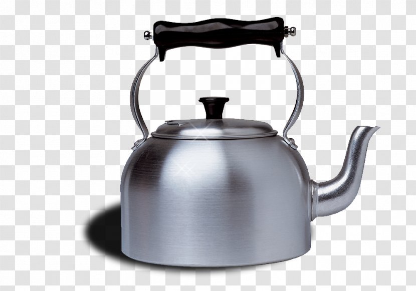 Kettle Stainless Steel Metal Tableware - Electric Heating - Portable Transparent PNG