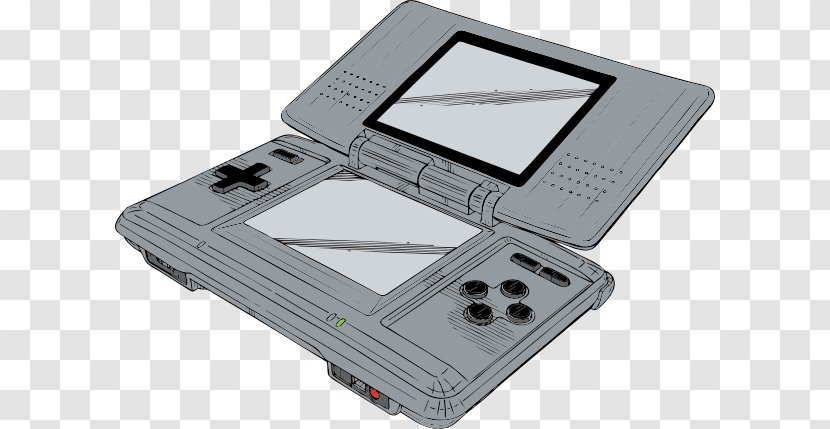 Nintendo DS Video Game Console Clip Art - Ds - Cliparts Transparent PNG