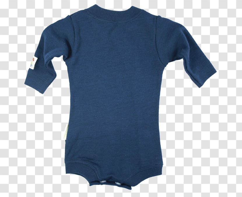 T-shirt Shoulder Sleeve Baby & Toddler One-Pieces - Blue - Thin Body Transparent PNG