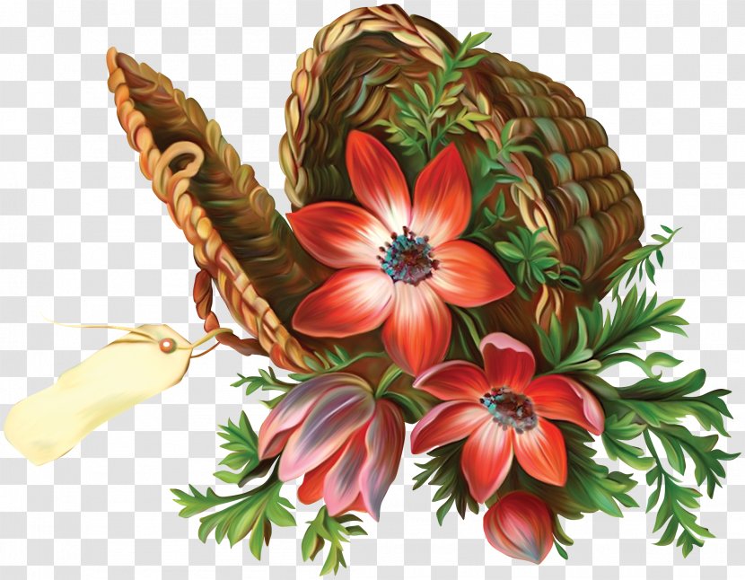 Hand-painted Flower Baskets - Petal - Floristry Transparent PNG