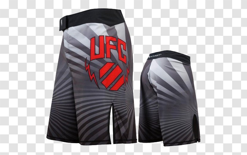 Shorts Ultimate Fighting Championship Sportswear Clothing Trunks - Brand - Mixed Martial Arts Transparent PNG