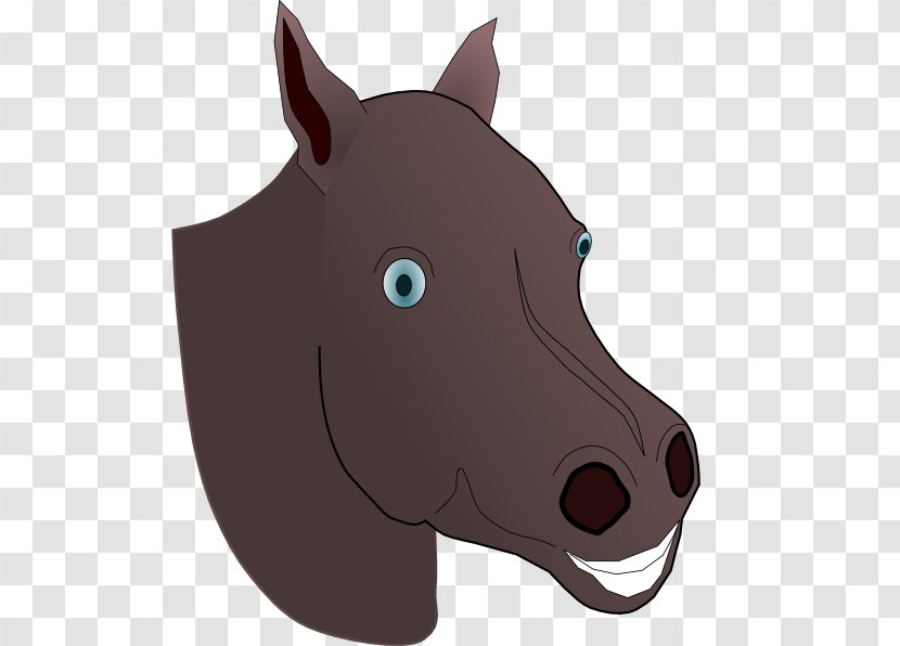 Mustang American Quarter Horse Stallion Clip Art - Donkey - Head Clipart Transparent PNG