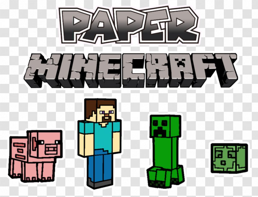 Lego Minecraft Paper Video Game Mod - Oyun Transparent PNG