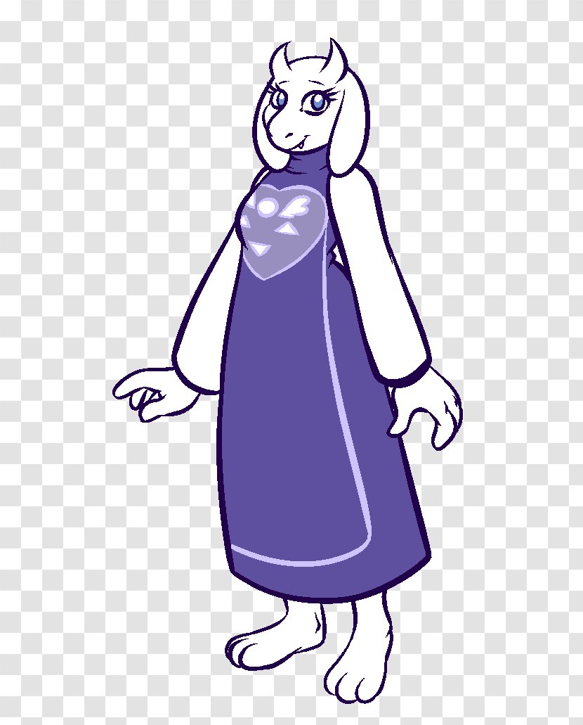 Undertale Toriel Clothing Costume Character - Cartoon - Frisk Transparent PNG