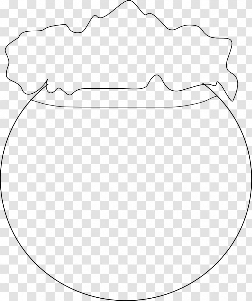 Line Art Container Flowerpot Clip - Oval - Thai Pongal Transparent PNG