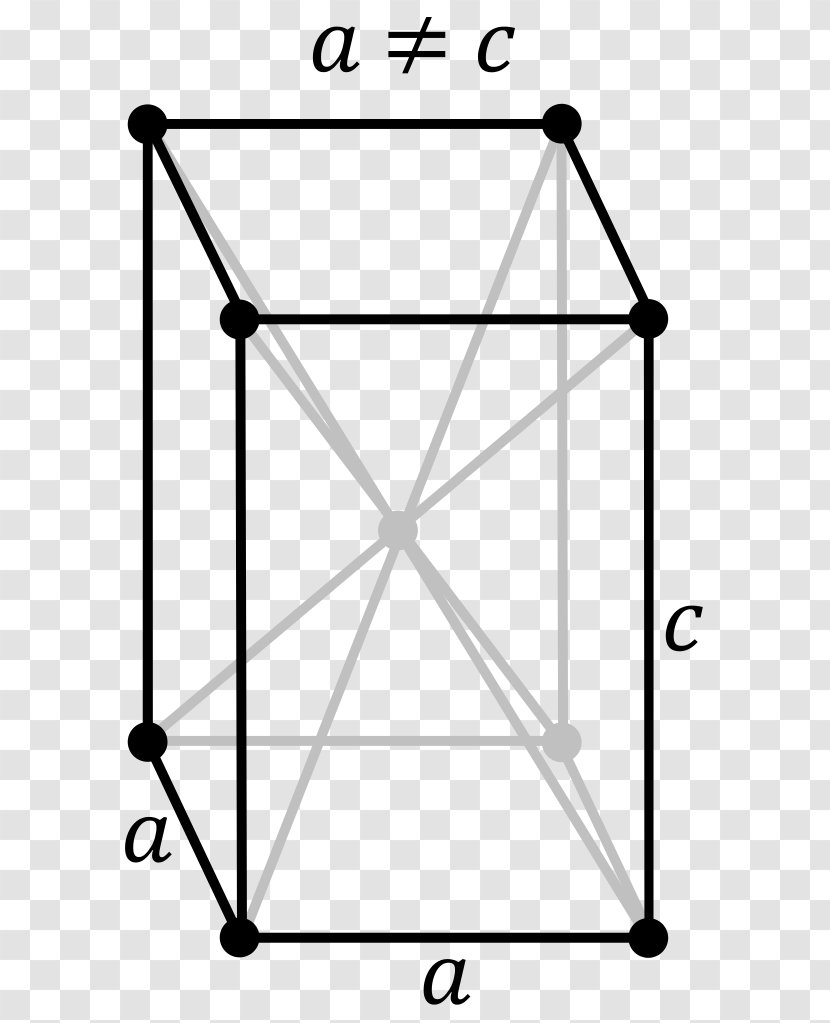 Tetragonal Crystal System Orthorhombic Cubic Bravais Lattice Structure - Space Group Transparent PNG
