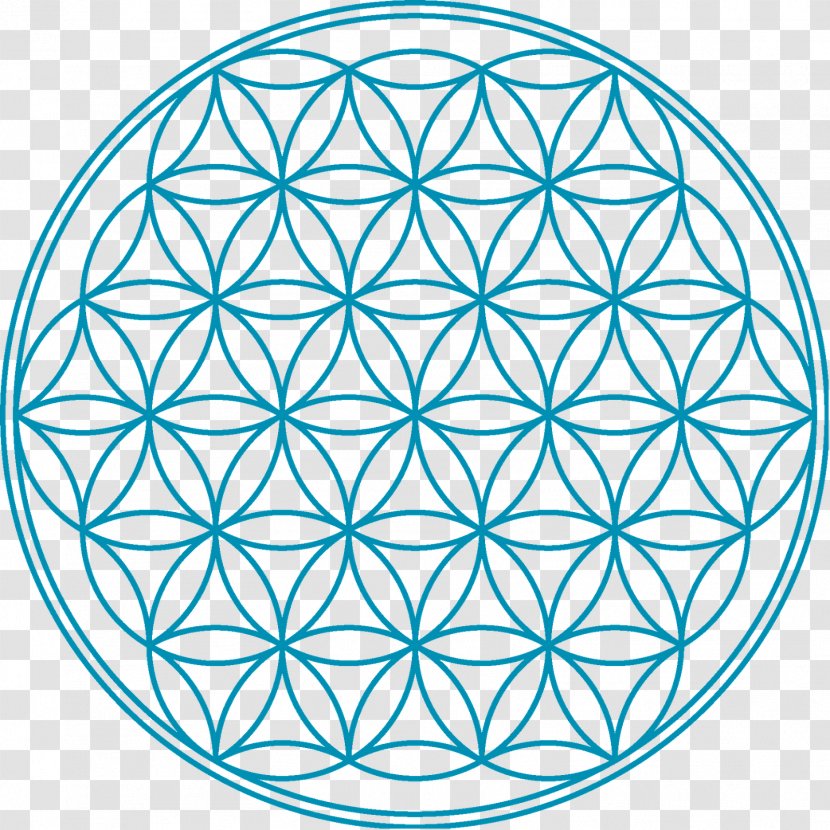 Overlapping Circles Grid Sacred Geometry Symbol Image Transparent PNG