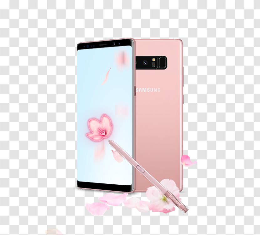 Samsung Galaxy Note 8 S8+ Color Pink Transparent PNG