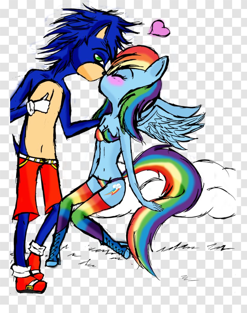 Rainbow Dash Sonic The Hedgehog Fluttershy Art - Tree - Marry Transparent PNG