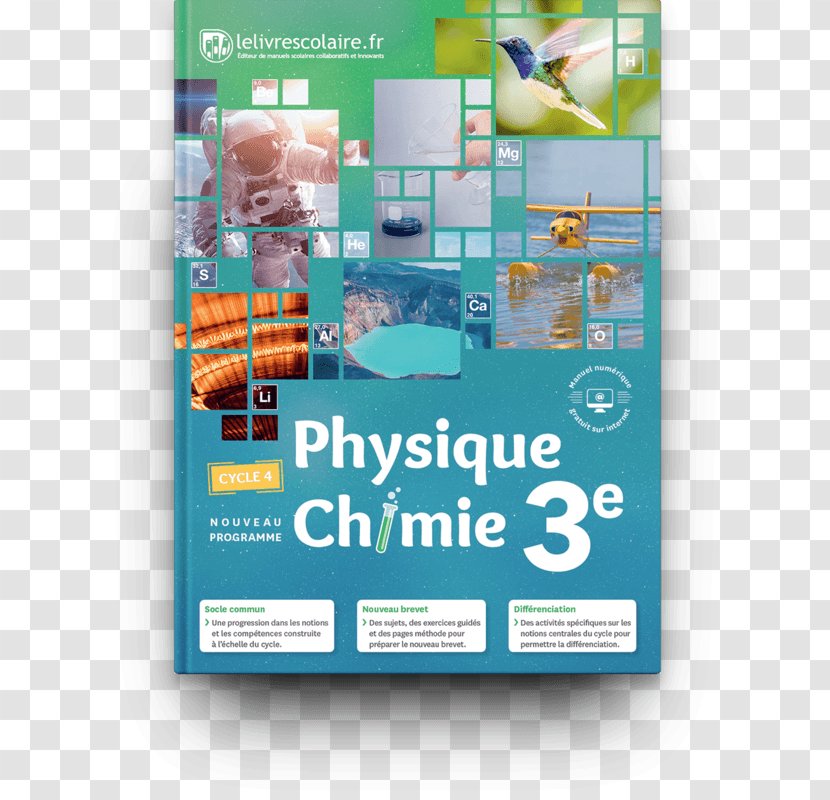 Physique-Chimie Cycle 4 Physics Book Chemistry - Lelivrescolairefr Transparent PNG