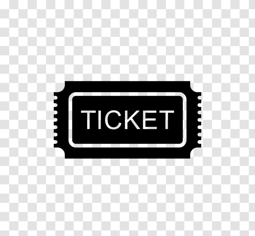 Ticket Cinema - Film - Black Transparent PNG