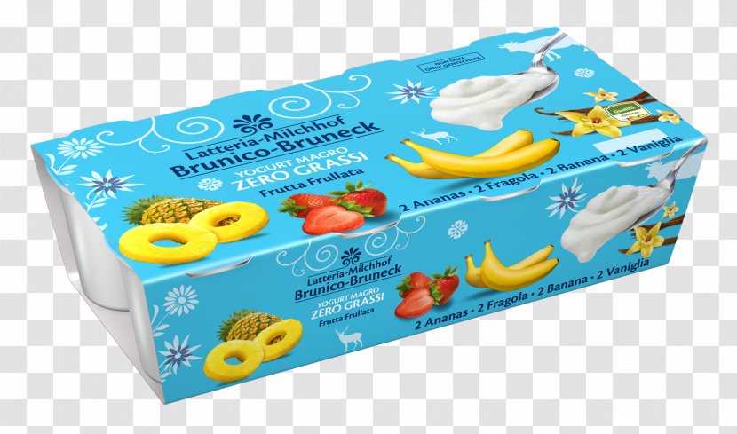 Mila Yoghurt Banana Fruit BERGMILCH , BRUNICO - Fat Transparent PNG