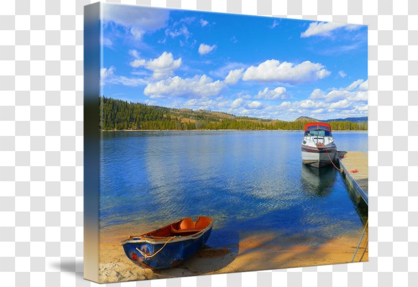 Boat Shore Water Resources Painting Loch - Transportation - Mountain Lake Transparent PNG