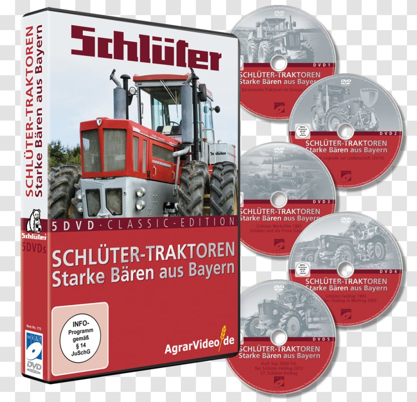 Bear Tractor Anton Schlüter München Bavaria DVD - Dvd Box Transparent PNG