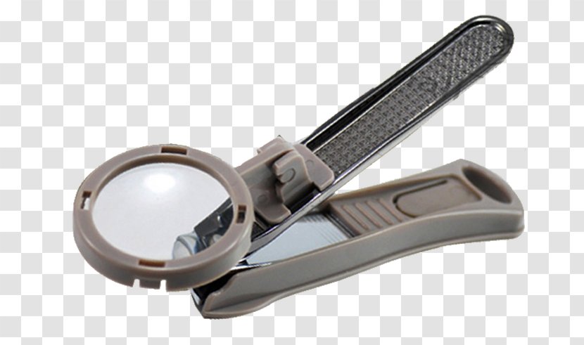 Nail Clipper Magnifying Glass - Elderly Scissors Transparent PNG