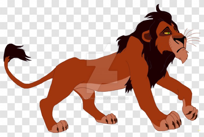 The Lion King Scar Mufasa Drawing - Puma Transparent PNG