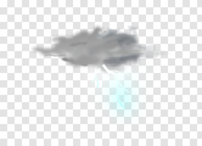 Cloud Storm Thunder Clip Art - White Transparent PNG