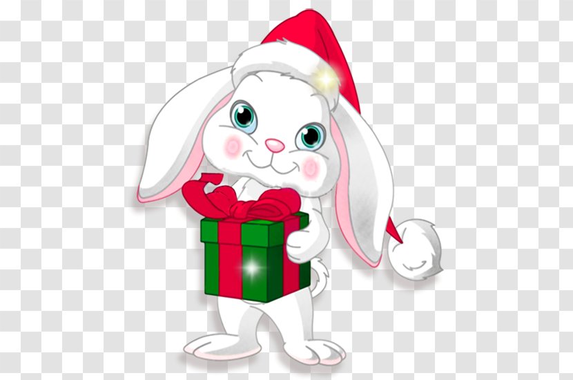 Christmas Gift Santa Claus Rabbit Clip Art - Tree Transparent PNG