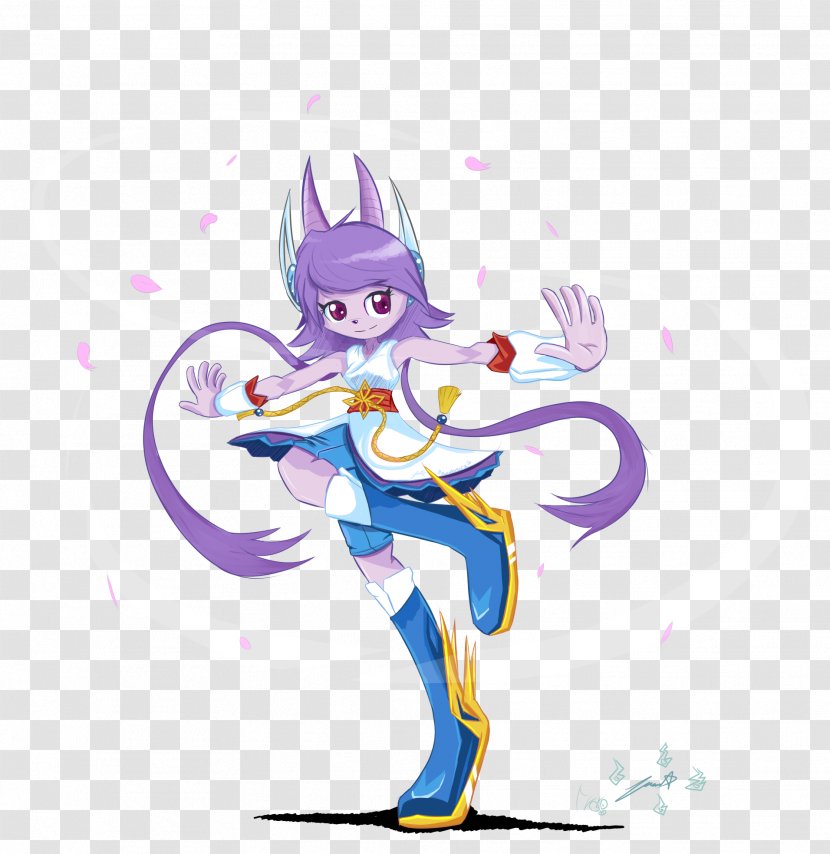 Freedom Planet Lilac PlayStation 4 Art Purple - Tree Transparent PNG