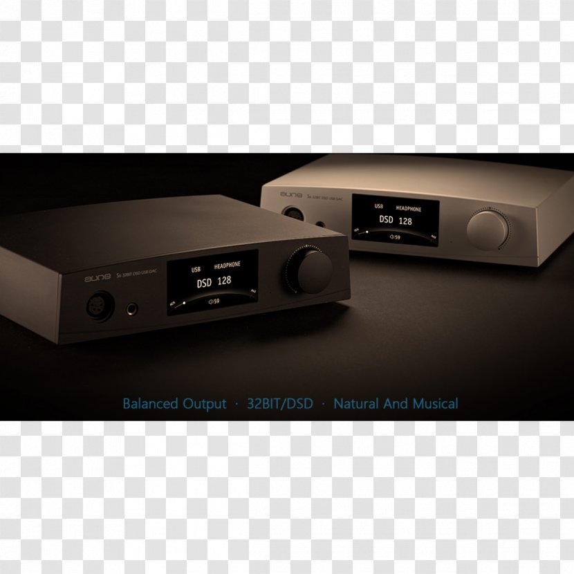 Headphones Direct Stream Digital Headphone Amplifier Digital-to-analog Converter - Balanced Line Transparent PNG