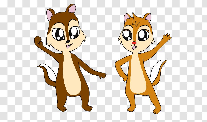 Whiskers Lion Cat Red Fox Dog - Chip And Dale Transparent PNG