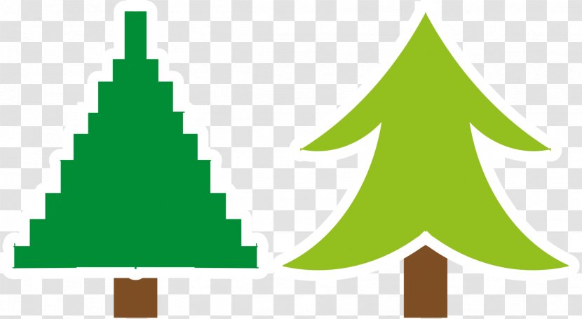 Christmas Tree Spruce Fir Clip Art Ornament - Triangle Transparent PNG
