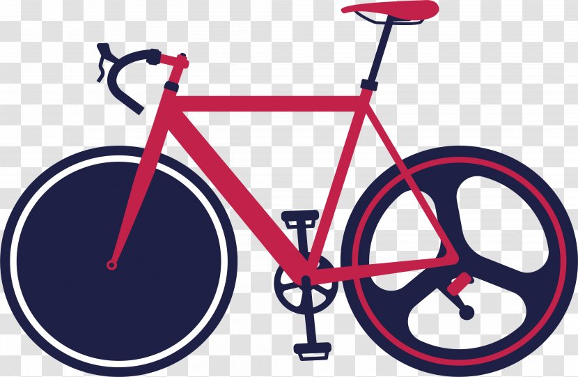Bicycle Pedal Cycling Road Wheel - Brand - Red Bike Transparent PNG