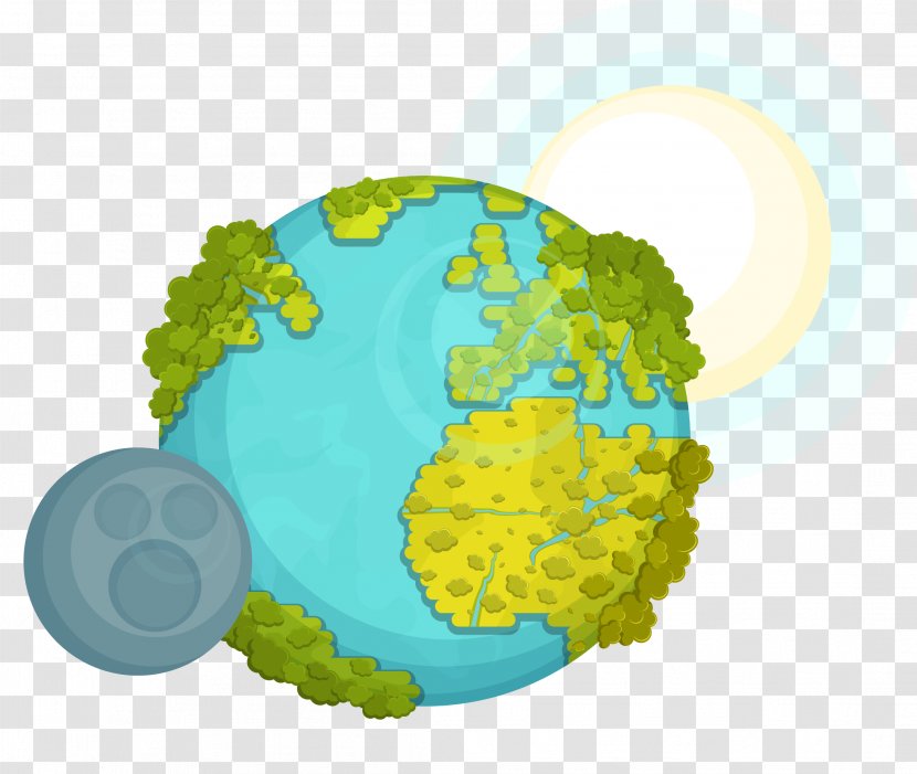 Vector Hand Painted Earth - Illustration - Vecteur Transparent PNG