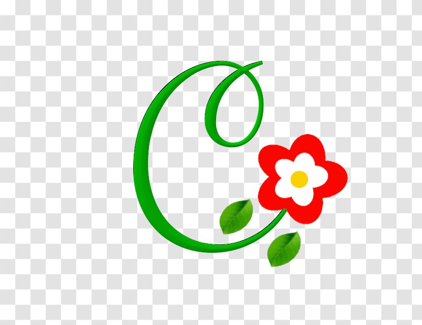 Flora Clip Art Green Desktop Wallpaper Design - Fruit - Alfabeto Floral Transparent PNG