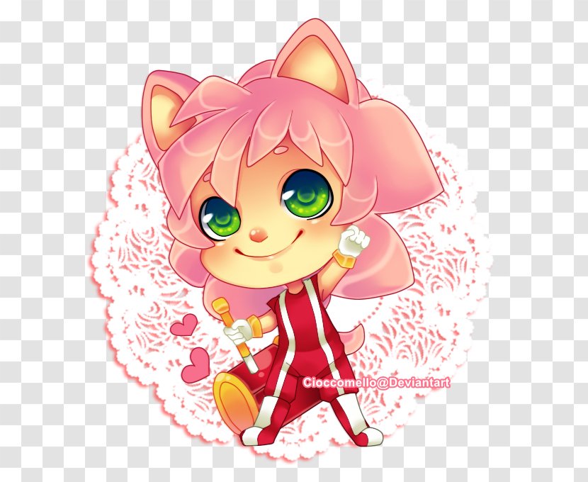 Amy Rose Shadow The Hedgehog Drawing - Heart Transparent PNG