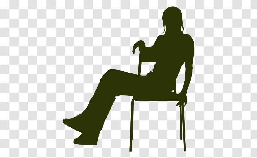 Eames Lounge Chair Silhouette Sitting - Sit Vector Transparent PNG