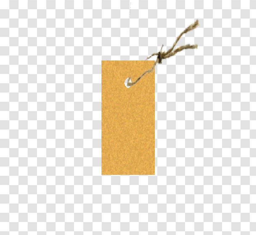 Paper Rectangle - Tag With Twine Transparent PNG