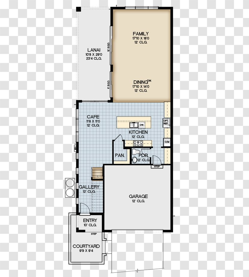 Floor Plan Square Angle - Elevation Transparent PNG