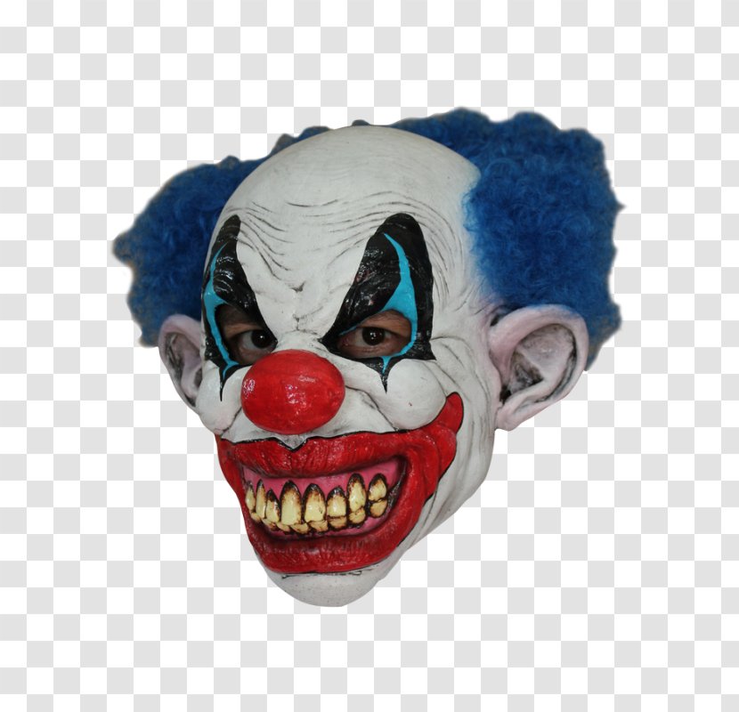 It Latex Mask Evil Clown - Mike Geier Transparent PNG