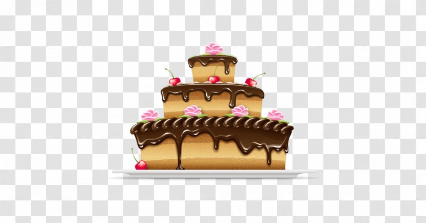 Birthday Cake Cupcake Wedding Chocolate - Illustrations Transparent PNG
