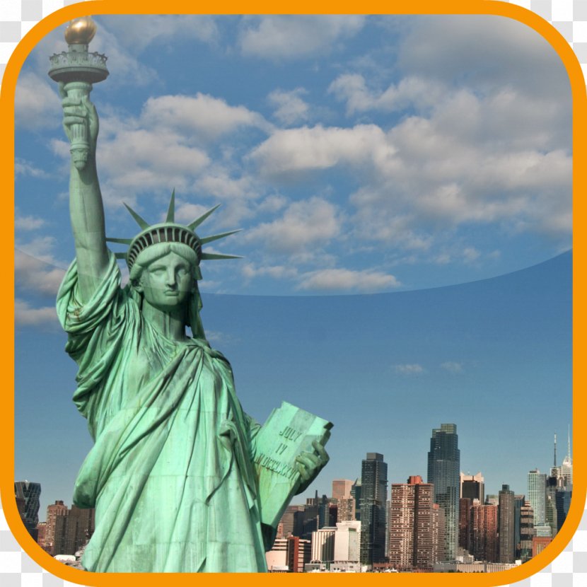 Statue Of Liberty Ellis Island Monument Desktop Wallpaper - Tourism Transparent PNG