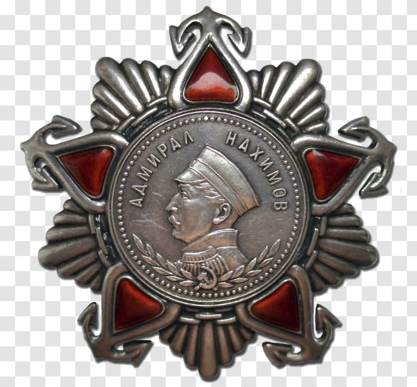 Hero Of The Soviet Union Order Nakhimov Medal - Military Transparent PNG