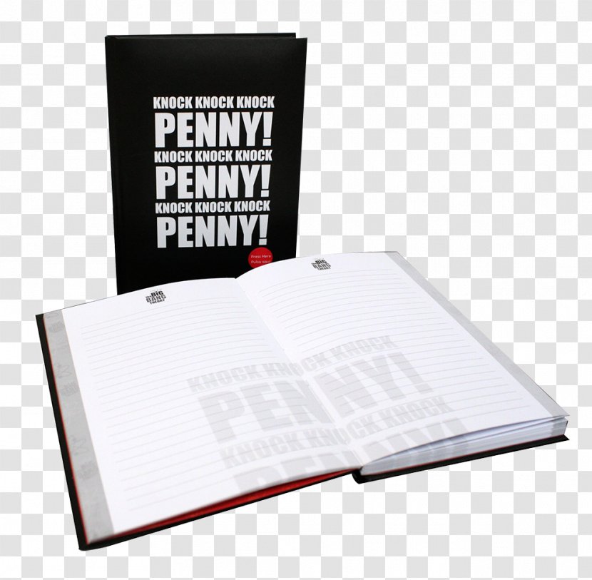 Penny Notebook Geek Brand - Sheldon Cooper Transparent PNG